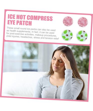 FRCOLOR 4pcs Gel Ice Pack Hot Cold Compress Eye Pad for Relaxation and Travel - Buy Online on SooperMarket.com
