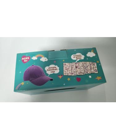 DIY Baseball Cap Kit for Girls Ages 4-10 | Decorate Your Own Cap with Gem Stickers | Perfect Birthday or New Year Gift - Buy Online on SooperMarket.com