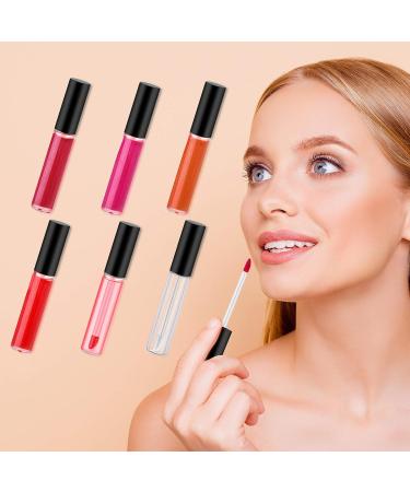 50-Pack Empty Lip Gloss Containers - Refillable Lip Balm Tubes for DIY Makeup - 10ml - Black - Buy Online on SooperMarket.com