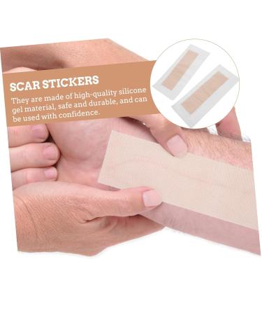 2pcs Waterproof Silica Gel Scar Repair Tape | Silicone Scar Strips Patch Bandages for Body | Nursing Stickers for Scar Management - Buy Online on SooperMarket.com