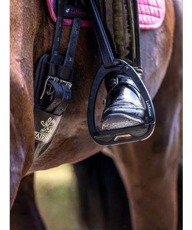 LeMieux Vector Control Stirrup - Black - Aviation Grade Aluminium - Lightweight - Ergonomic Footplate - Buy Online on SooperMarket.com
