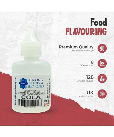 Baking Beauty and Beyond Concentrated Food Flavouring Oil - Dozen of Professional Quality Food Grade Flavouring Oil for Candy Making Baking Cooking Lip Balm and Lip Gloss - Cola (50ml) - Buy Online on SooperMarket.com