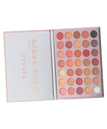 WOONEKY 35 Makeup Accessories Matte Eyeshadow Compact Eyeshadow Palette Cosmetic Pallet Eyeshadow Powder