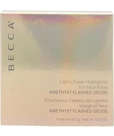 BECCA Light Chaser Highlighter in Amethyst Flashes Geode - Lavender Duo-Chrome Highlight with Garnet Shift - Buy Online on SooperMarket.com