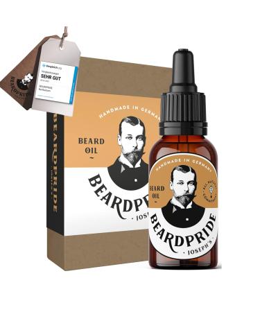 Beardpride Bio Bart l Men I Original Bart Oil From the Barbershop I beard care Oil for soft beard I 100% Naturreine Bartwuchs l I Beard Oil Gift for men Joseph's Oil 30 ml (1 Pack)