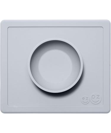 EZPZ Happy Bowl (Pewter) - Silicone Suction Bowl for Toddlers | Dishwasher Safe - Buy Online on SooperMarket.com
