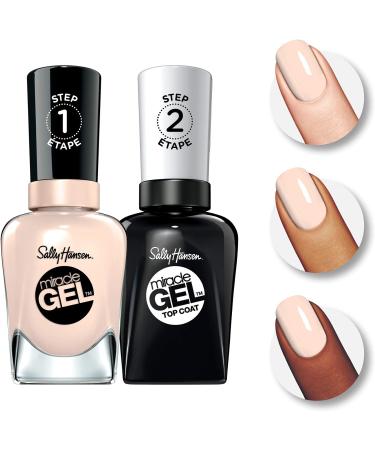 Sally Hansen Miracle Gel Limited Edition Duo Nail Polish Top Coat and 11 Birthday Suit - Soft Pink 14.7 ml - Buy Online on SooperMarket.com