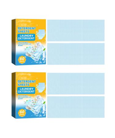 Woedpez 60/120sheets Easy To Carry Laundry Detergent Sheets Liquidless Laundry Detergent Travel Laundry Sheets For Home Dorm Travel Camping Laundry Detergent Sheets 2 boxes