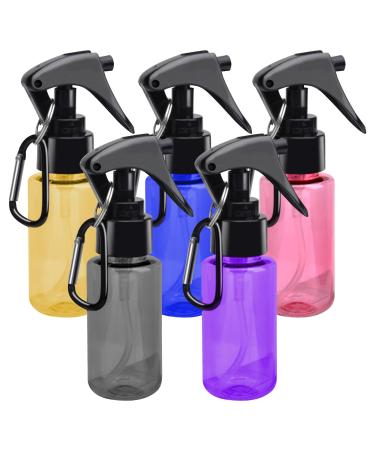 Small spray bottle 5 pieces 60 ml of travel size mini water spray bottles alcohol spray bottle Transparent spray bottle spray bottle for hair with continuously for flowers hair cleaning