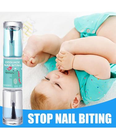 Teksome No Bite Nail Polish | 10ml Anti-Biting Nail Polish | Mild and Safe Nail Biting Stop Tool for Children Adults Teenagers of All Ages - Buy Online on SooperMarket.com