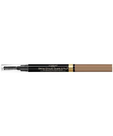 L'Oreal Brow Stylist Shape & Fill 400 Blonde - Precision Brow Makeup 0.008 oz - Buy Online on SooperMarket.com