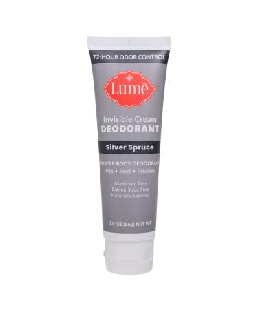 Lume Deodorant For Underarms & Private Parts 3oz Tube (Silver Spruce)