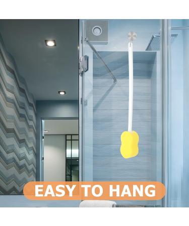 FRCOLOR Long Handle Bath Sponge Brush - 57x7cm - For Body & Foot Cleaning - Buy Online on SooperMarket.com