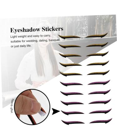 WOONEKY 20 Pairs Eyeshadow Stickers Eye Skin Sticker Eyeliner Decal Makeup Stickers for Eye Paper - Buy Online on SooperMarket.com