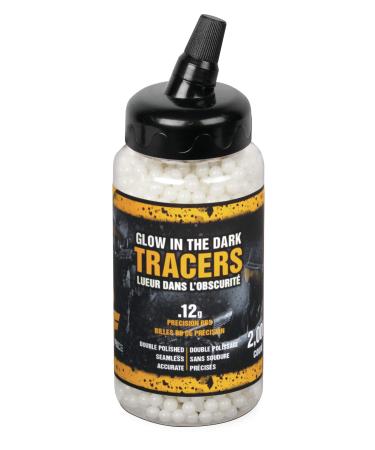 Game Face SAP2KGLW Tracer .12-Gram 6mm Glow In The Dark AirSoft BBs (2000-Count)