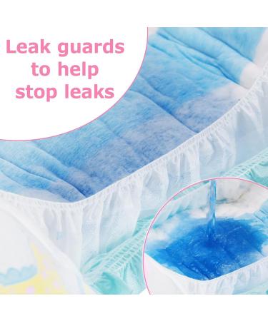 Buy LittleForBig Adjustable Velcro Adult Printed Diapers - 10 Pack Baby Parade (Medium 71-96 CM) Blue M - International Shipping Available - Buy Online on SooperMarket.com