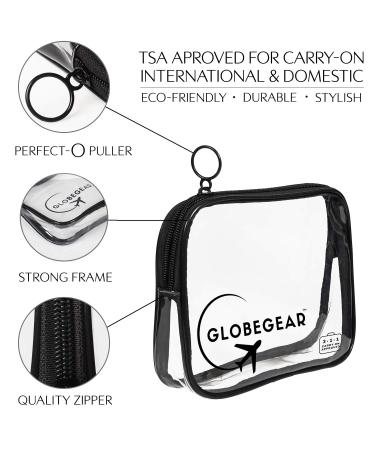 GLOBEGEAR Travel Bottles & TSA Approved Toiletry Bag Set (Model GG1) - Vacation & Airplane Travel Essentials - Buy Online on SooperMarket.com