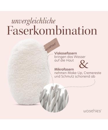 Washaben Washable Lubrication & Cleaning Pads - Reusable Hypoallergenic Skin-Friendly Supersoft Pastel Yellow Edition (6 Pack) - Pore Depth Cleaning with Water - Buy Online on SooperMarket.com