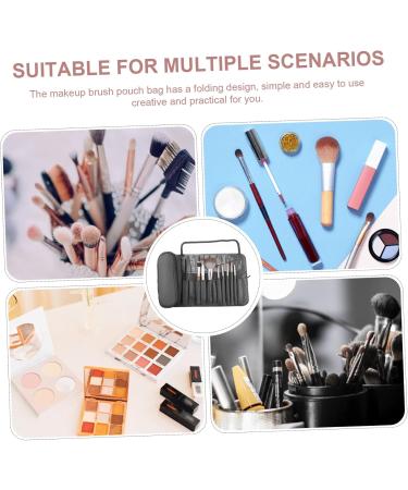 NOLITOY Makeup Brush Bag - Miss Cloth Toolbox in Major Grey (23x10cm) | International Shipping Available - Buy Online on SooperMarket.com
