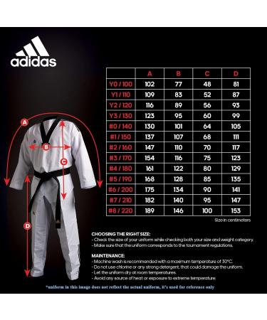 adidas Adi Start II White V-Neck Student Taekwondo Dobok Uniform 7 - Buy Online on SooperMarket.com