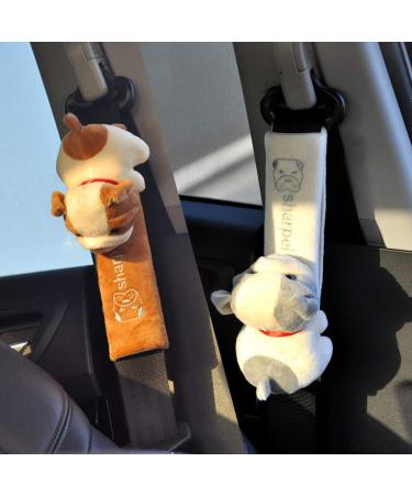 MHwan Cartoon Seat Belt Pads - 2-Pack Soft Seatbelt Strap Covers for Kids and Adults - Buy Online on SooperMarket.com