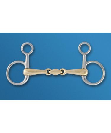 St bben bit 2235 Baucher bridle double broken 12.5 cm - 16 mm - Sweet Copper