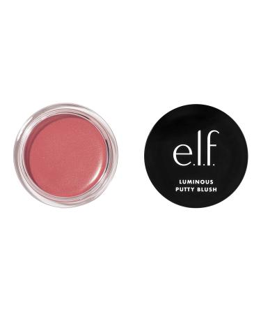 e.l.f. Luminous Putty Blush, Putty-to-Powder, Buildable Blush With A Subtle Shimmer Finish, Highly Pigmented & Creamy, Vegan & Cruelty-Free, Bermuda