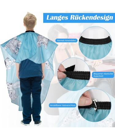 Vokmon Adjustable Children s Haircut Cape - Stylish Animal Pattern Salon Cloak for Boys & Girls | Perfect for Hairdressing & Styling - Buy Online on SooperMarket.com
