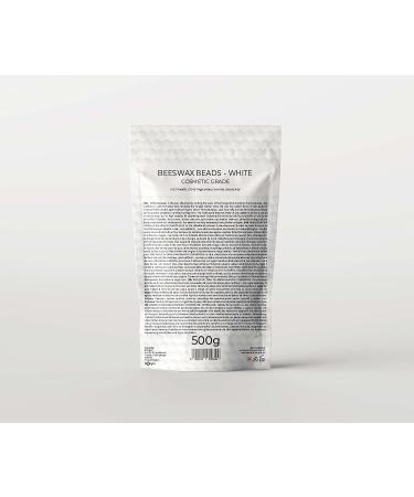 Buy Refined White Beeswax Pearls 500g | Pure Natural & Ideal for Crafting - International Shipping Available - Buy Online on SooperMarket.com
