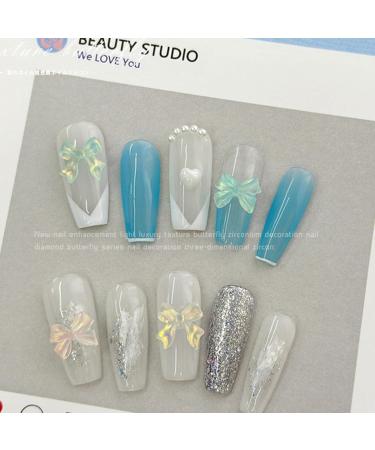 Simple Bowknot 3D Resin Ribbon Bows Manicures Accessories Supplies Resin Bows Decorations - Buy Online on SooperMarket.com