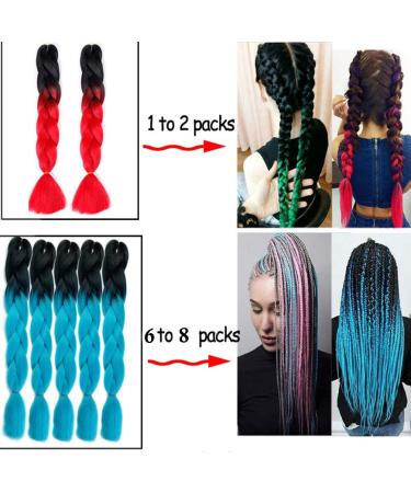 Braiding Hair Extensions Jumbo Braid Hair 24 Inch 1pc High Temperature Synthetic Fiber Hair Extension Army Green for Women - Buy Online on SooperMarket.com