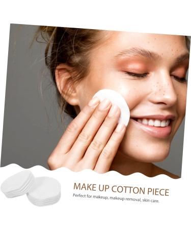200 Pcs Skin-Friendly Organic Cotton Pads - Soft Makeup Remover & Toner Rounds - Reusable & Disposable Facial Cotton Pads - Buy Online on SooperMarket.com