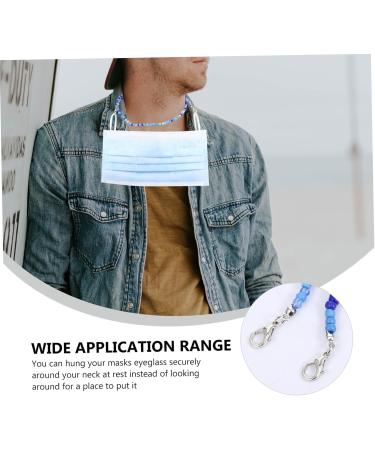Shop Bcoath 2-Piece Glasses Mask Chain - Anti-Loss Lanyard & Tapes Practical 50x0.3cm Anti-Slip Solution for Masks - Buy Online on SooperMarket.com