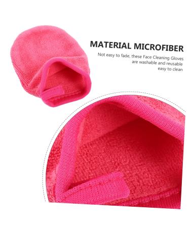 Shop 4pcs Cleansing Fingertips Makeup Remover Cloths - Exfoliating Face Towel & Mitts for Gentle Hair & Skin Care - Buy Online on SooperMarket.com