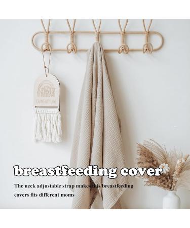 Still Towel: Soft & Breathable Breastfeeding Cover Scarf | Multi-Purpose Privacy Screen & Snacking Apron (Khaki) - Buy Online on SooperMarket.com