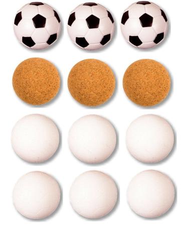 12 soccer balls (4x3) 4 different types