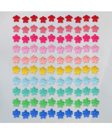 100 PCS Small Hair Clips for Girls | Mini Hair Claw Clips for Women | Floral Butterfly Hair Accessories | 10 Colors - Buy Online on SooperMarket.com