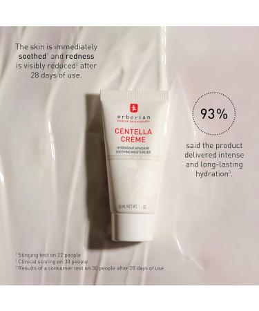 Erborian Centella Cream with Centella Asiatica and hyaluronic acid - Soothing Moisturizer - Korean Skincare - Anti-rednesses 50 ml - Buy Online on SooperMarket.com