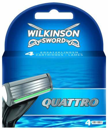 Wilkinson Quattro Blades 4 Count (Pack of 1)