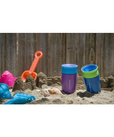 WOW Kids 360 Double Walled Stainless Insulated Sports Water Bottle - Purple 10oz/300ml - Buy Online on SooperMarket.com