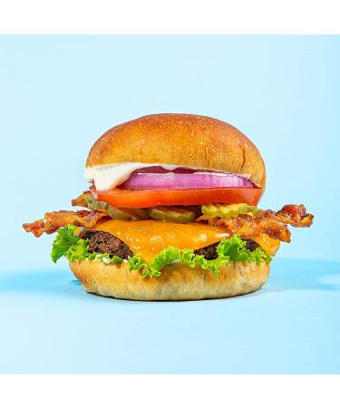 Sola Low Carb & Keto Friendly Golden Wheat Hamburger Buns 6g Net Carbs 14g Protein 11g Fiber Per Bun 4/bag (Pack of 2) - Buy Online on SooperMarket.com