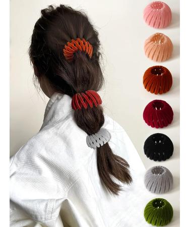 Sizobi 7Pcs Bird Nest Hair Clip Set for Women - Zabernim Hair Accessories | Bird Nest Hair Holder for Ponytails - Buy Online on SooperMarket.com
