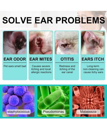 Kurchugo Dog Ear Cleaner Solution for Yeast Infection 50ml Ear Wash for Pet Advanced Anti Fungal Ear Drops for Dogs & Cats Soothes Itchy & Inflamed Ears Removes Debris Waxy Buildup and Odor - Buy Online on SooperMarket.com