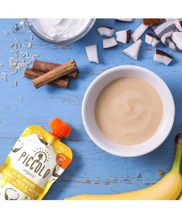 Piccolo Organic Pear Banana Coconut Milk Baby White Rice 100g - Buy Online on SooperMarket.com