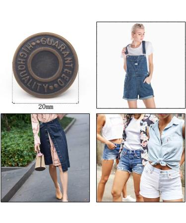 20mm Copper Tack Buttons - 12 Sets Combo for Jean Replacement - Buy Online on SooperMarket.com