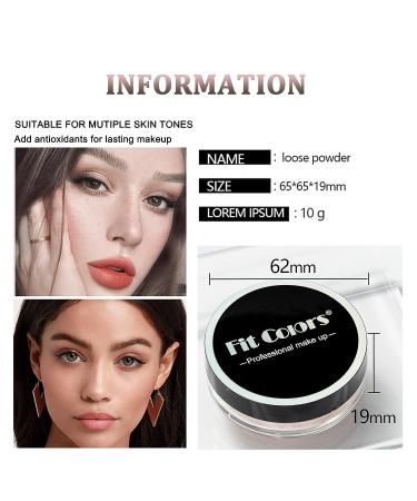 Oil Control Translucent Loose Face Powder - Lightweight Natural Finish - 0.35 Oz/10g (02 Pink) - Buy Online on SooperMarket.com