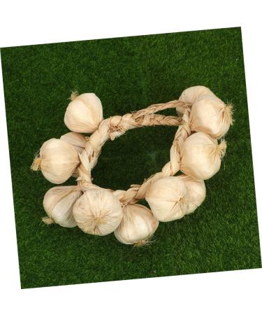 ABOOFAN 4pcs Simulated Garlic Hanging Skewers Lanyard Artificial Vegetable Model Photo Props Accessories - Buy Online on SooperMarket.com