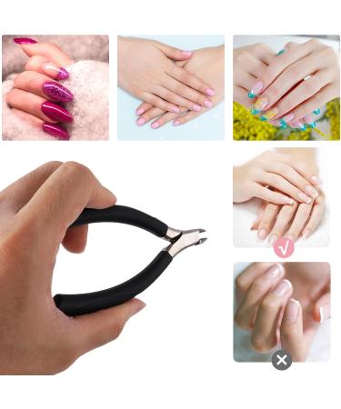 Precision Cuticle Nippers Cuticle Nippers Cuticle Scissors Stainless Steel Cuticle Scissors Fine for Precision Pedicure Fingernails Removal Excess Cracked Skin on Fingers and Toes - Buy Online on SooperMarket.com