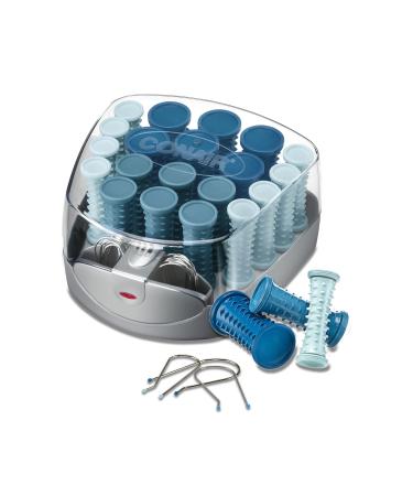 Conair Compact Multi-Size Hot Rollers, Blue