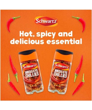Schwartz Birds Eye Chillies 11g - Spicy Flavour Enhancer for Culinary Delights - Buy Online on SooperMarket.com